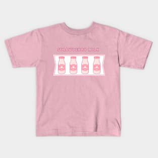 Strawberry Milk Kids T-Shirt